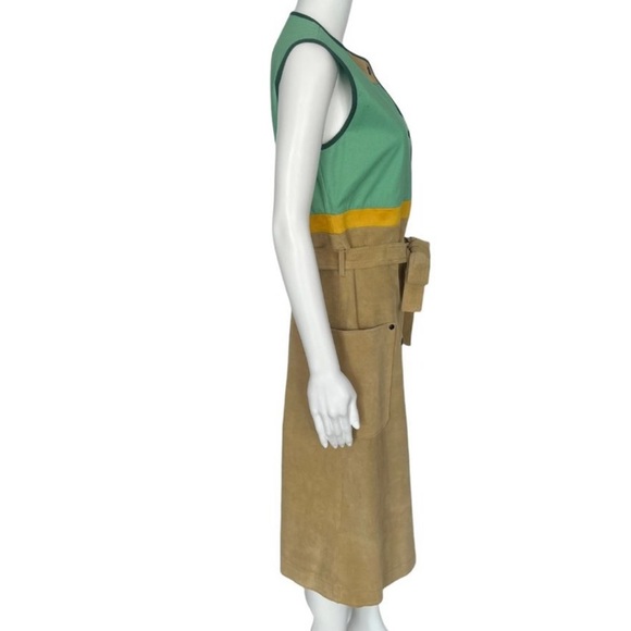 Moving sale Tory Burch Angela Colorblock Vest In Multi dress NWT - Picture 5 of 10